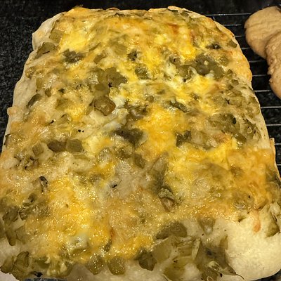 Green Chile Cheese Focaccia