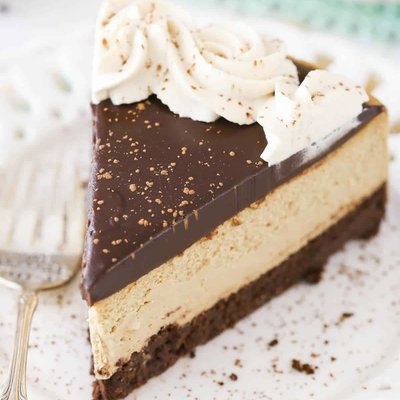 Kahlua Brownie Cheesecake Slice