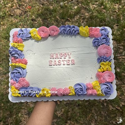 Medium Rectangle Cookie Cake - Quarter Sheet