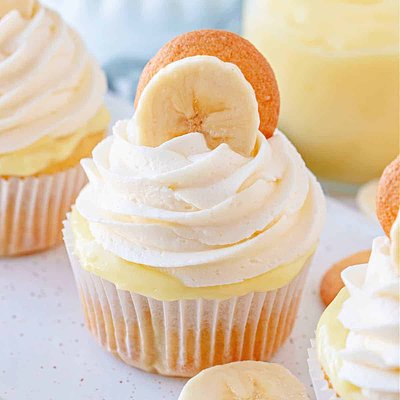 Banana Pudding Cupcake