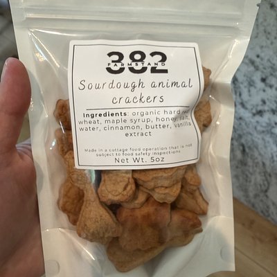 Sourdough Animal Crackers