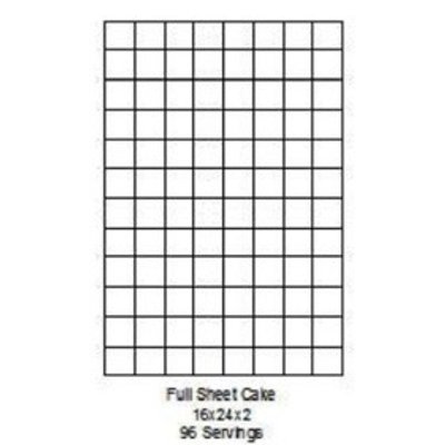 Full Sheet Cake: 2 Layers
