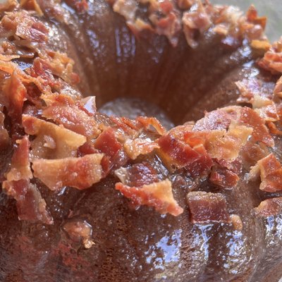Brown Butter Bacon Pound Cake