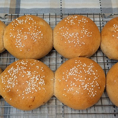 Onion Hamburger Buns (8) 🌿