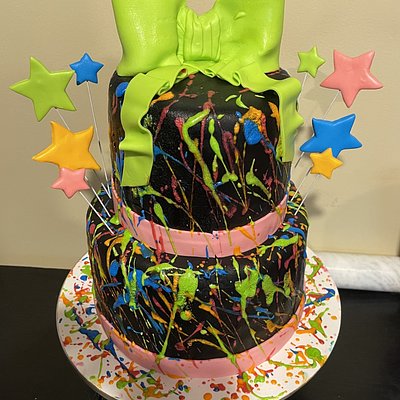 Retro Theme Cake