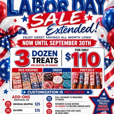 Labor Day Weekend Extended Deal
