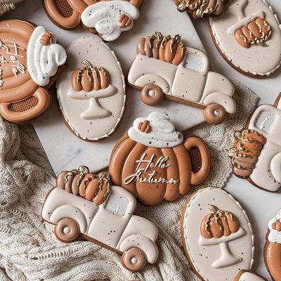 Vintage Truck Pumpkin Set