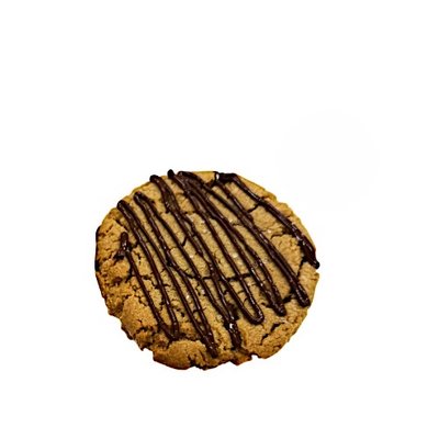 Chocolate Drizzle Peanut Butter Cookie