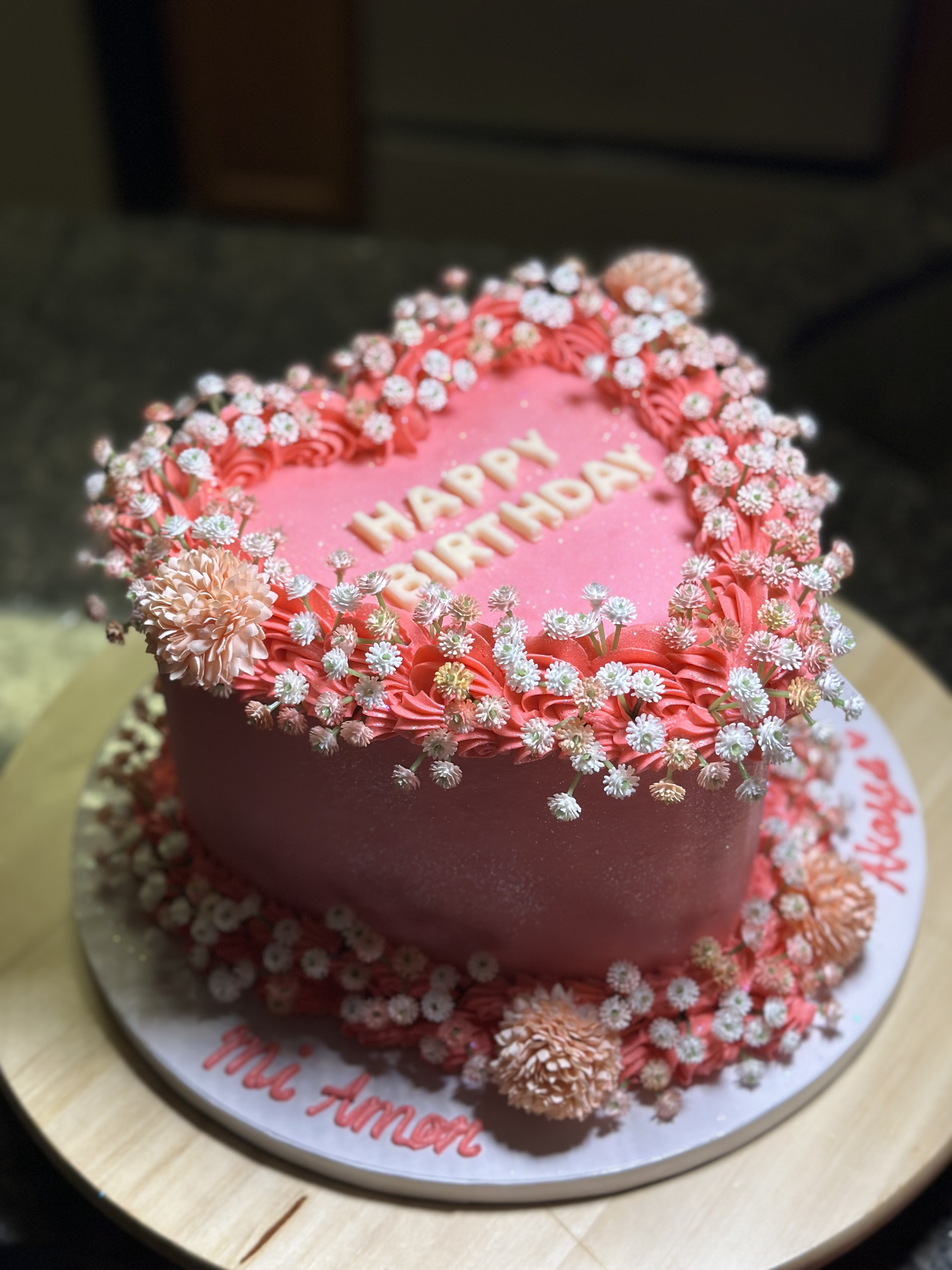8” Heart Cake