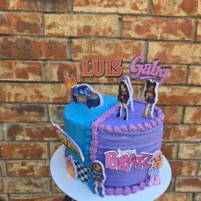 Double Theme Cake 