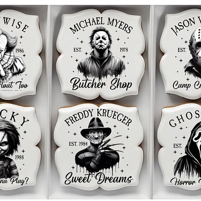 Halloween Villains Cookies 
