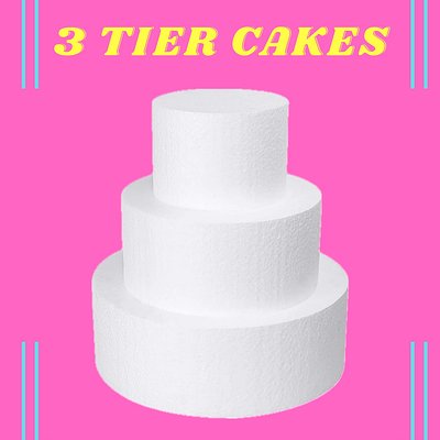 3 Tier Cakes 
