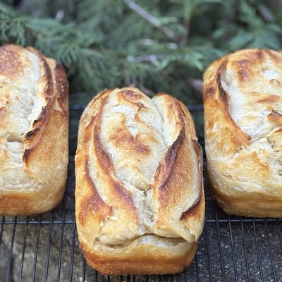 Sourdough Croissant Loaf