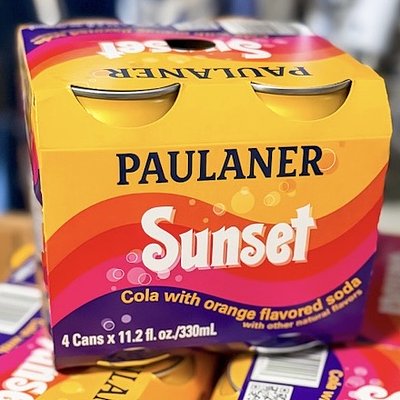 “Spezi” Paulaner Sunset imported German Orange-Cola (box of 4)
