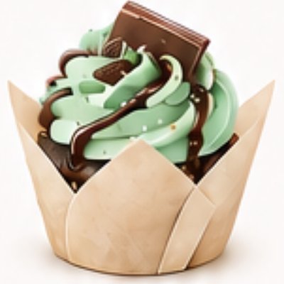 Andes Mint Cupcake