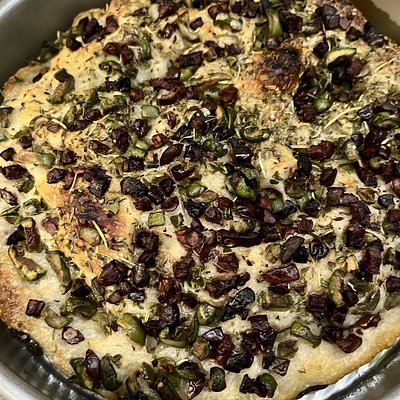 Olive Medley & Herb Sourdough Focaccia