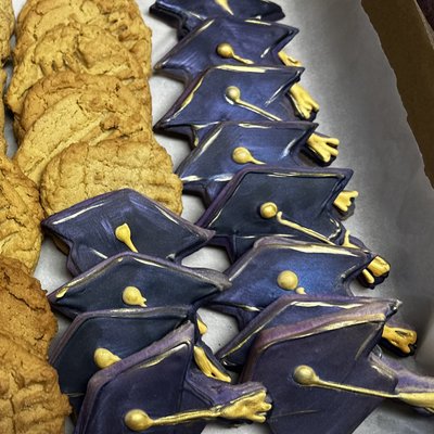 Graduation Cap Cookies 