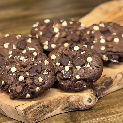 Triple Chocolate Fudge Cookies - 12 Count