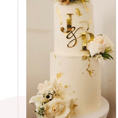 2-tier Wedding Cake