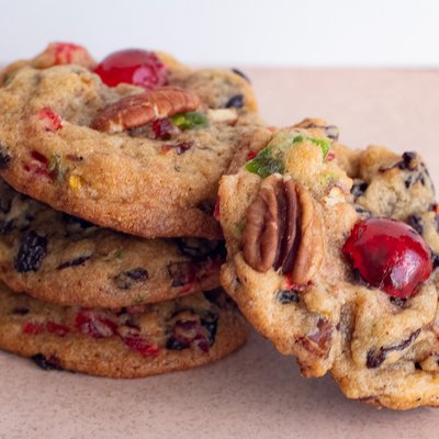 Fruitcake Cookies Chewy Sweet Dessert gift holiday 