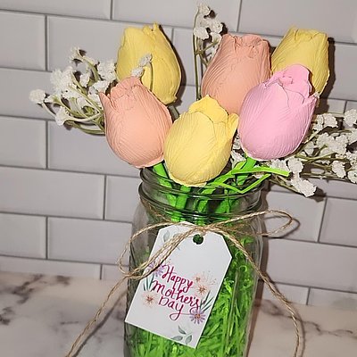 Tulips Cake Pops 