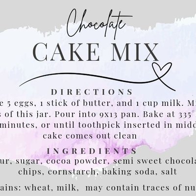 Chocolate Cake Mix