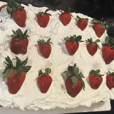 Strawberry Poke Cake