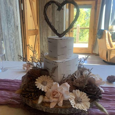 2 Tiered 4"/6" Heart