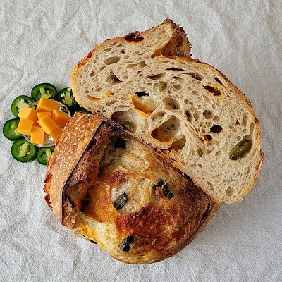 Jalepeno Cheddar Sourdough