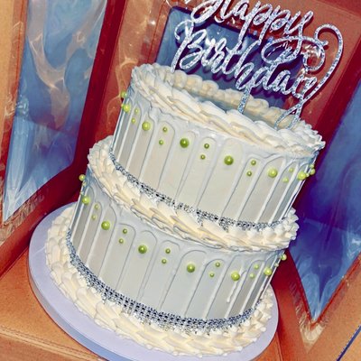 Two Tier Custom Cake