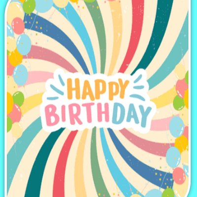 CAKECard DESIGN BIRTHDAY 