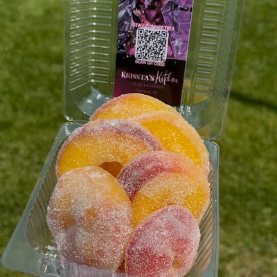 Candied Peach Rings