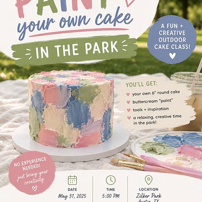 Spring Cake Workshop 🌷
