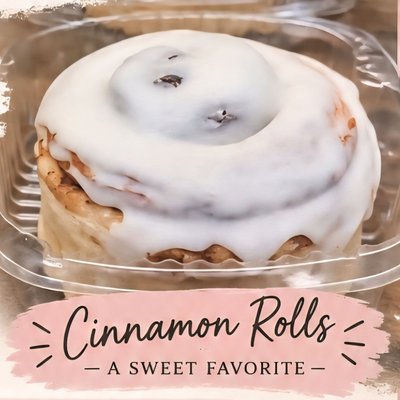 Fall Sourdough Cinnamon Rolls - Single