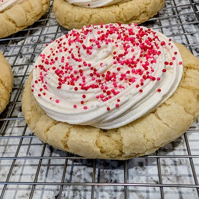 Frosted Sugar Cookies 
