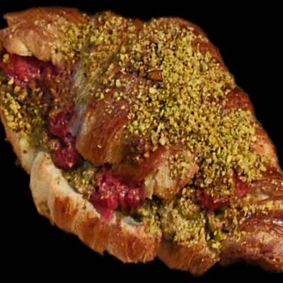 Pistachio Raspberry Croissant 