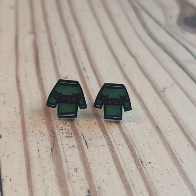 Ugly Sweater Stud Earrings