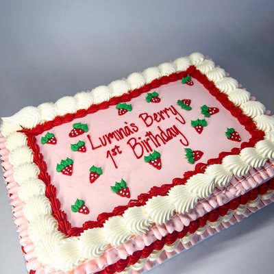 1/4 sheet cake 