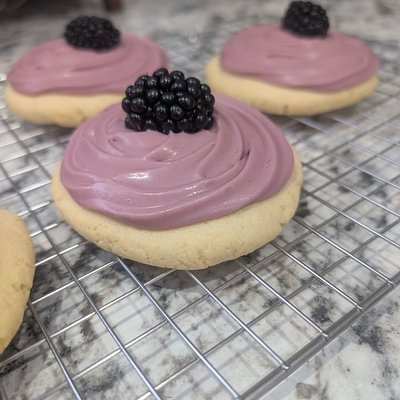 Lemon Blackberry Cookies 
