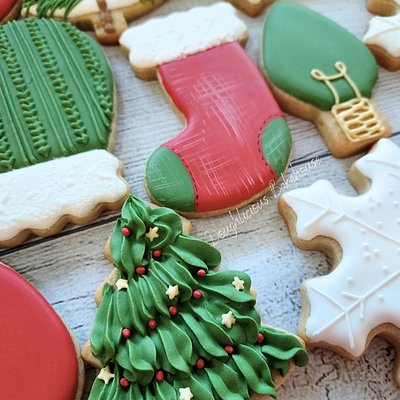 Christmas Decorated Sugar Cookies (Variety)