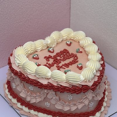 8” Custom Buttercream Cake 