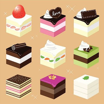 Valentine's Day Petit Four Boxes (6 Qty)