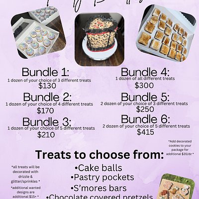 Party treat bundles 🎉🧁