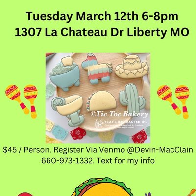 Taco Tuesday Cookie Decorating Class