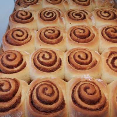 Mammoth Cinnamon Buns $6.00 EACH 