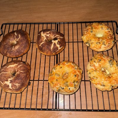 Sourdough Bagels