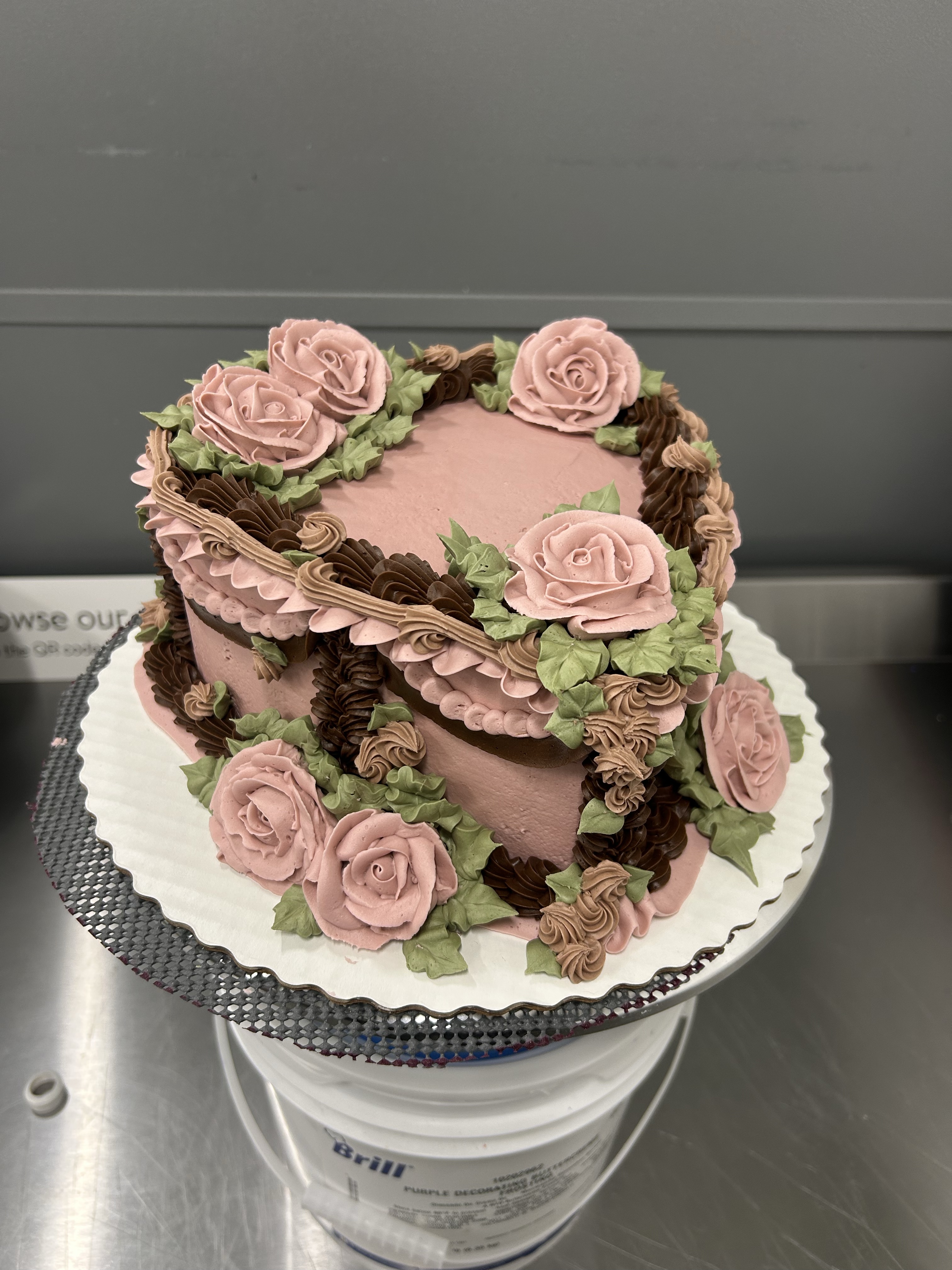 8in Heart Cake