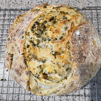 Chive&parmesan Sourdough Loaf