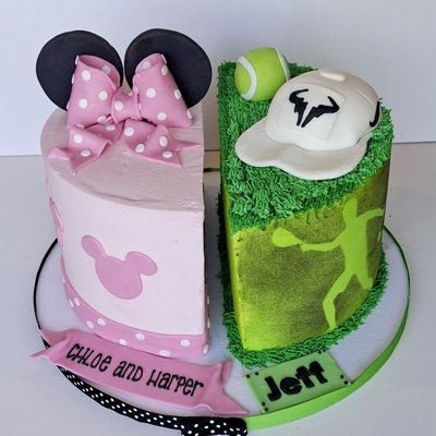 Split Cake (10in, 2 Designs)