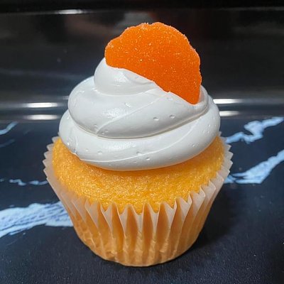 Orange Creamsicle Cupcake